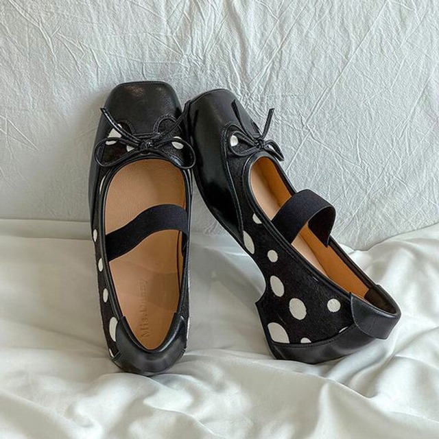 Polka dot pumps　M1358