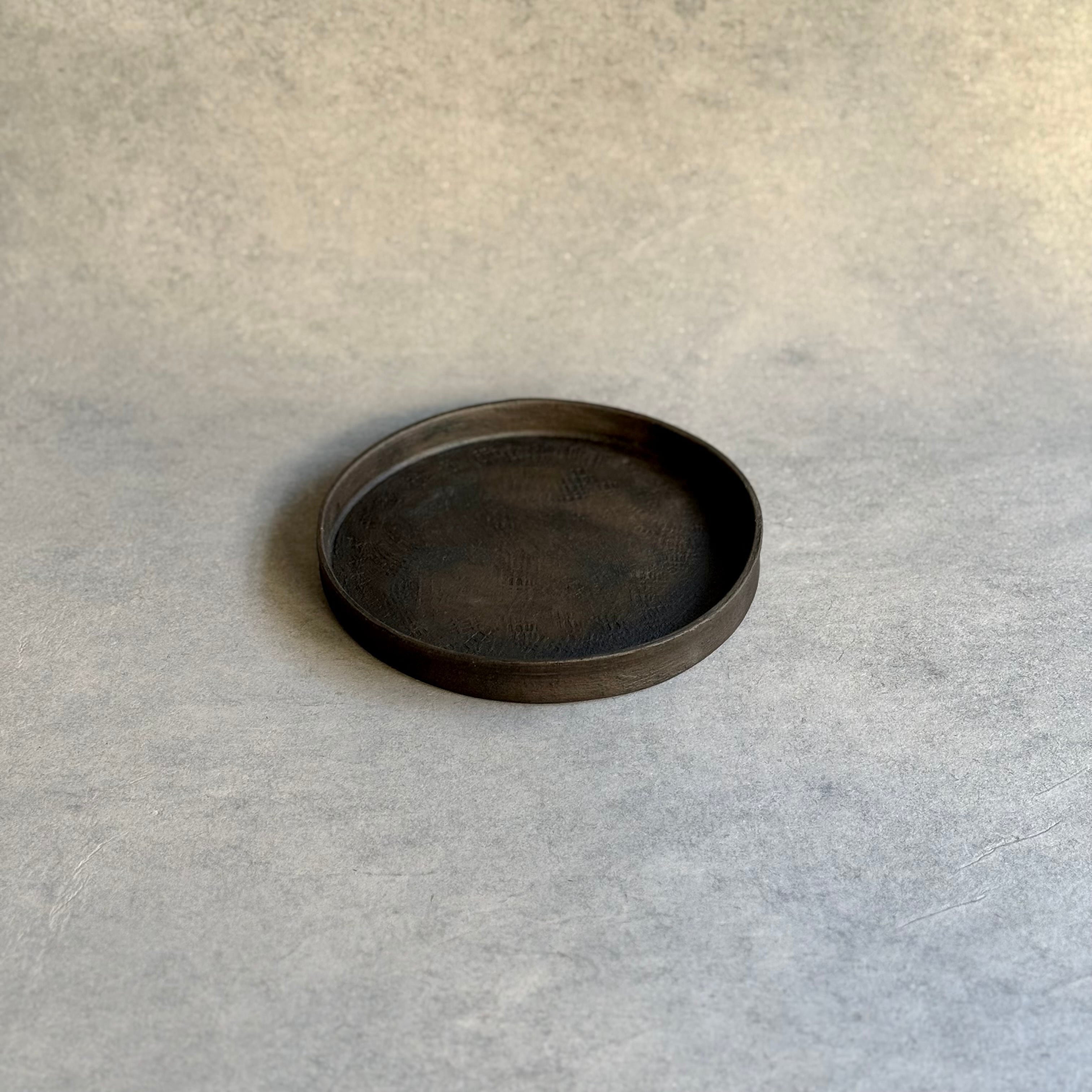 西川聡 黒銀彩ドラ鉢