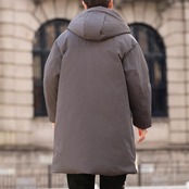 フード付き ヒップ丈 ダウンジャケット af0061