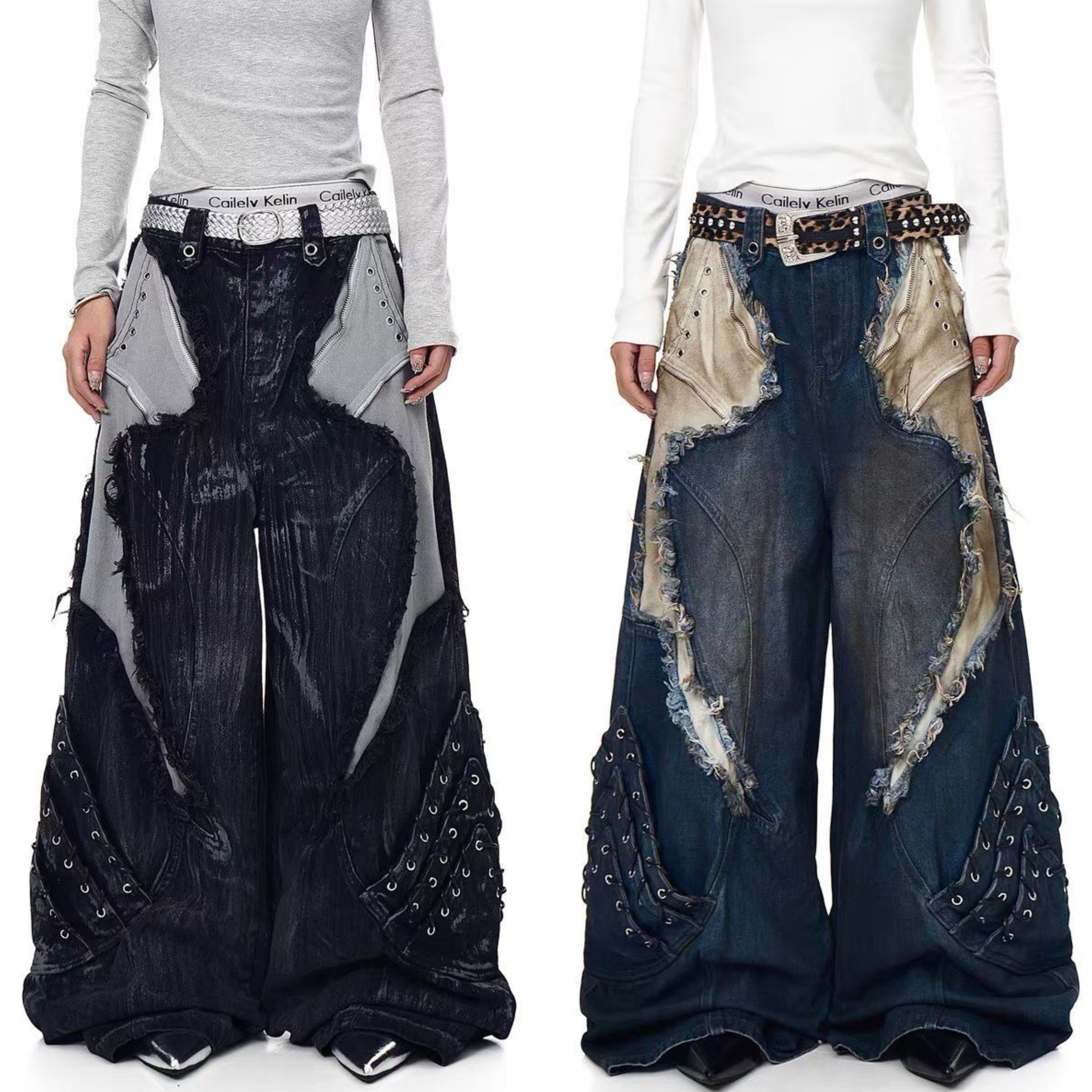 PSYNYXX ベルトカーゴパンツ サブカル 地雷 サブスト グランジ | Pay ID