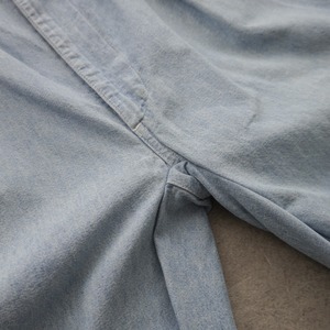 90s USA製 Polo by Ralph Lauren Double-pleated chambray pants [W31L29相当] 古着