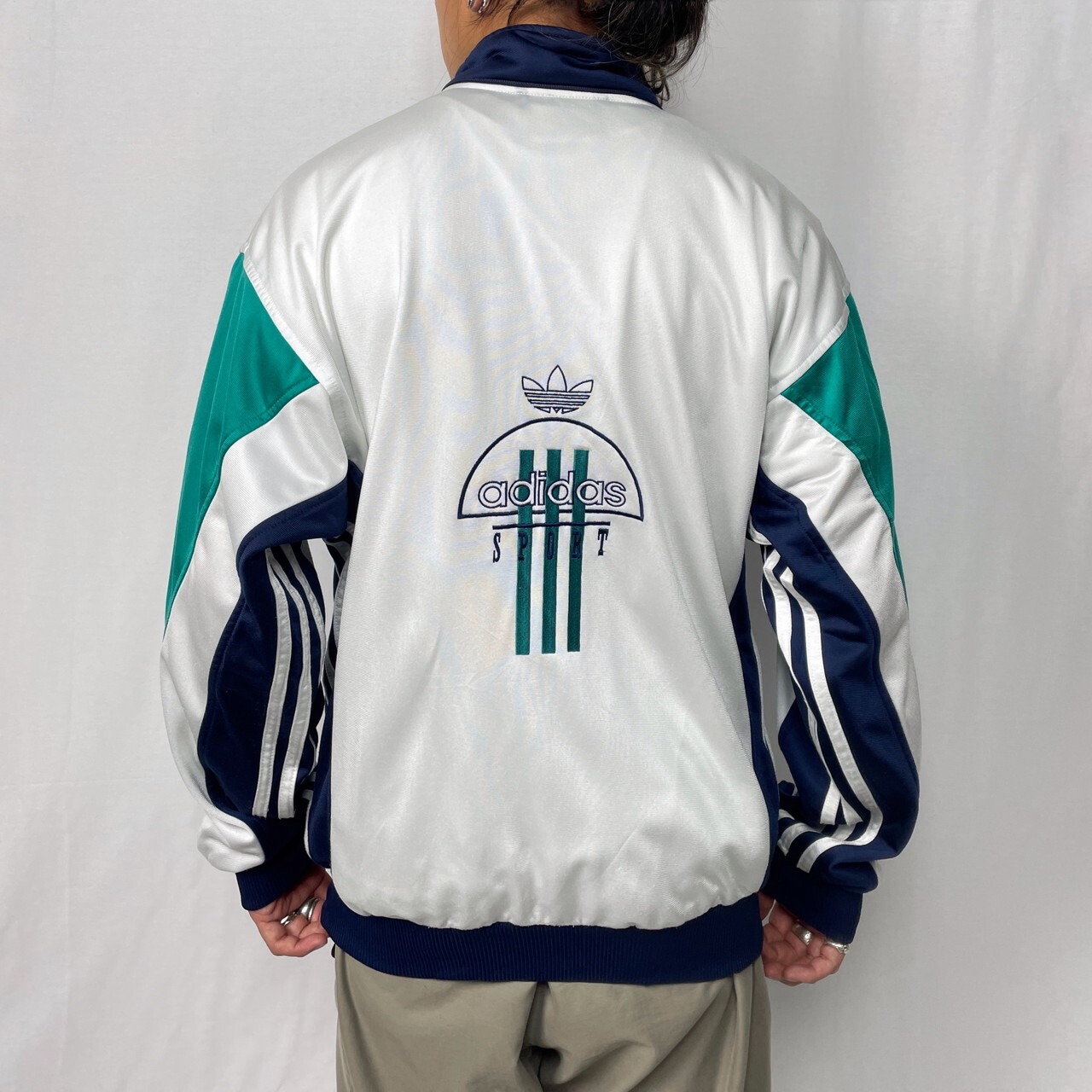80年代 adidas アディダス ジャージ トラックジャケット メンズM-L相当 