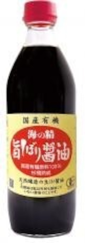 国産有機・旨しぼり醤油※ 500ml　海の精