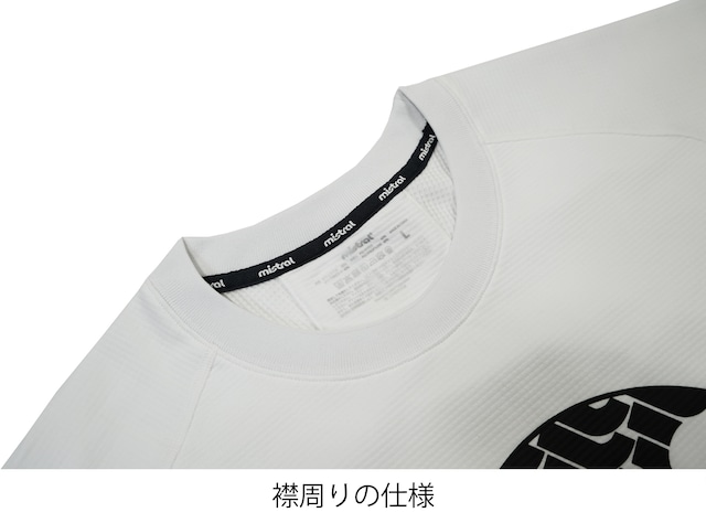 HP-DRY 半袖Tシャツ - エムドットシルバーウェーブ - WHITE