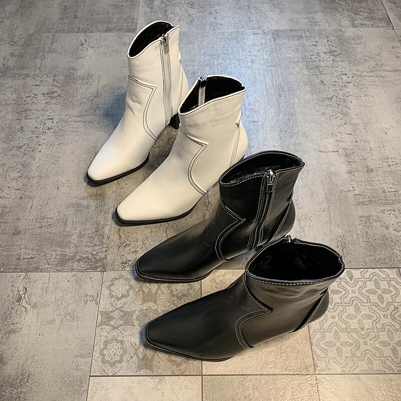 ブーツレッドカジュアル薄手シングル 靴 シューズ フェイクシューズ62073002079