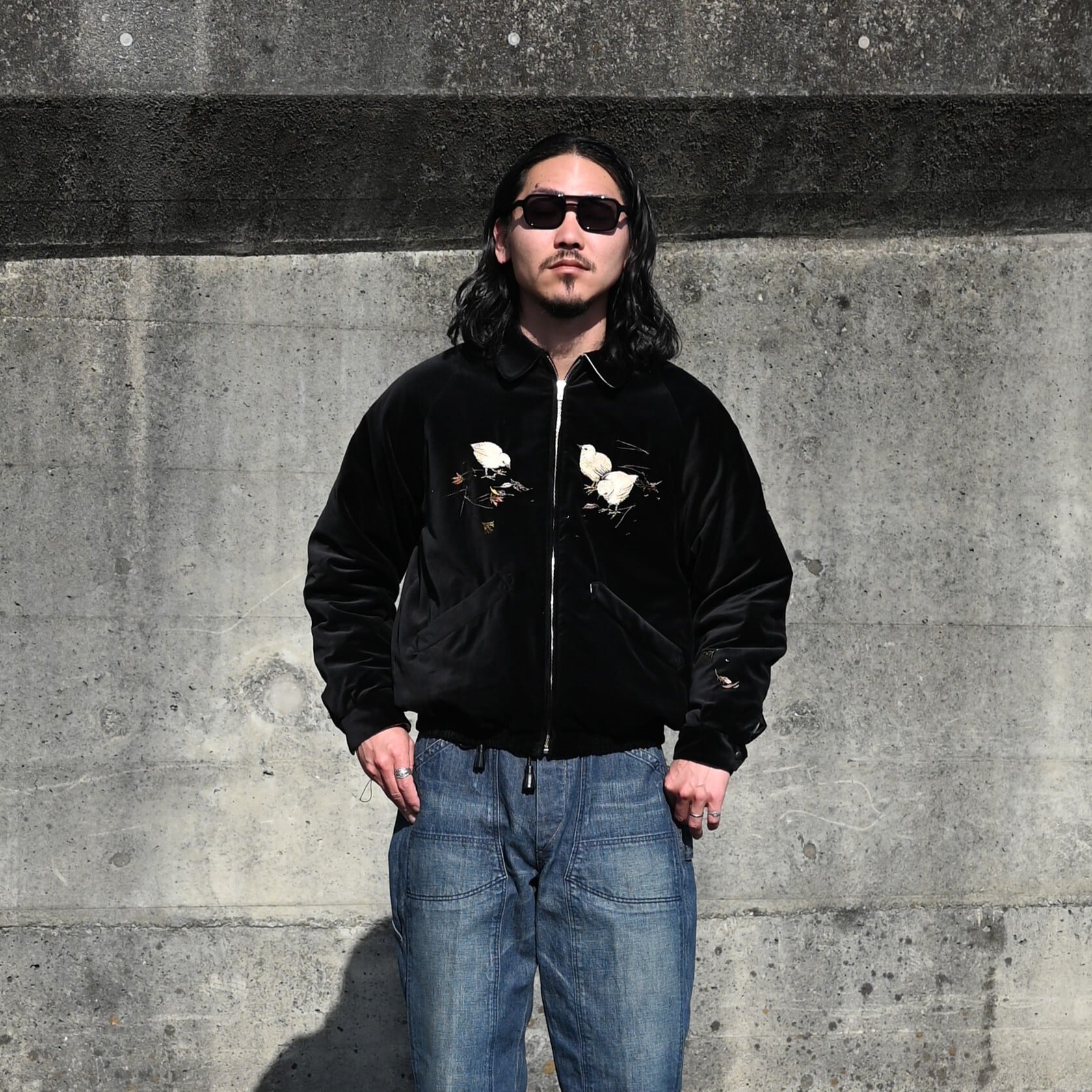 OLD JOE(オールドジョー)STUNNING VELVET SOUVENIR JACKET(Niwatori to