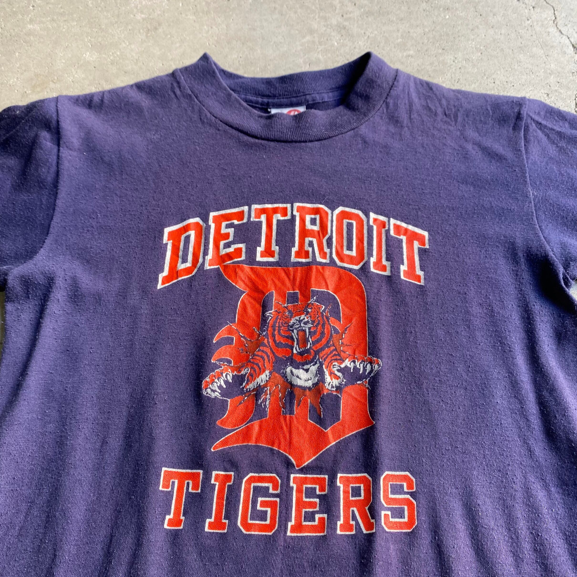 90年代 MLB DETROIT TIGERS デトロイトタイガース スポーツプリントTシャツ USA製 メンズM ヴィンテージ /eaa326881