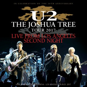 NEW  U 2 THE JOSHUA TREE TOUR 2017: Live from Los Angeles - 2nd Night   2CDR  Free Shipping