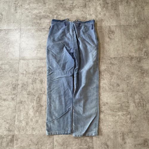 40-50s Botton メタルボタン フレンチワーク モールスキン W31 詳細写真3