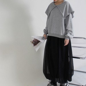 ビッグラペル　 スウェットプルオーバー2col N 10153