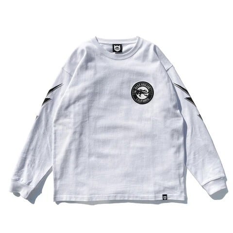 BB CA BONE L/S TEE - WHITE -