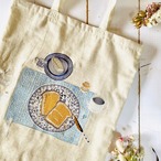 刺繍入りトートバック　モーニングセット