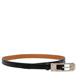 エルメス ケリー アルディオン ベルト サイズ65 ブラック ブラウン レザー レディース HERMES 【中古】