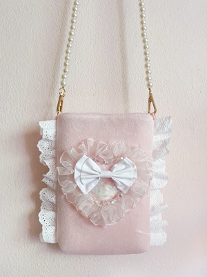 [SHUSHU CHERRY] Luvu Lumi x SHUSHU CHERRY ♥ Mini Heart Angel Bag 正規品 韓国ブランド 韓国ファッション 韓国代行 韓国通販 shushucherry シューシューチェリー