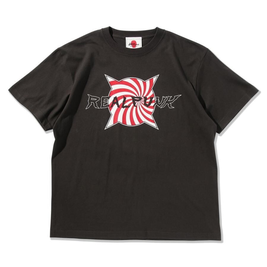 PUNKDRUNKERS x REALHEAD 】REALPUNKライダースTEE パンクドランカーズ
