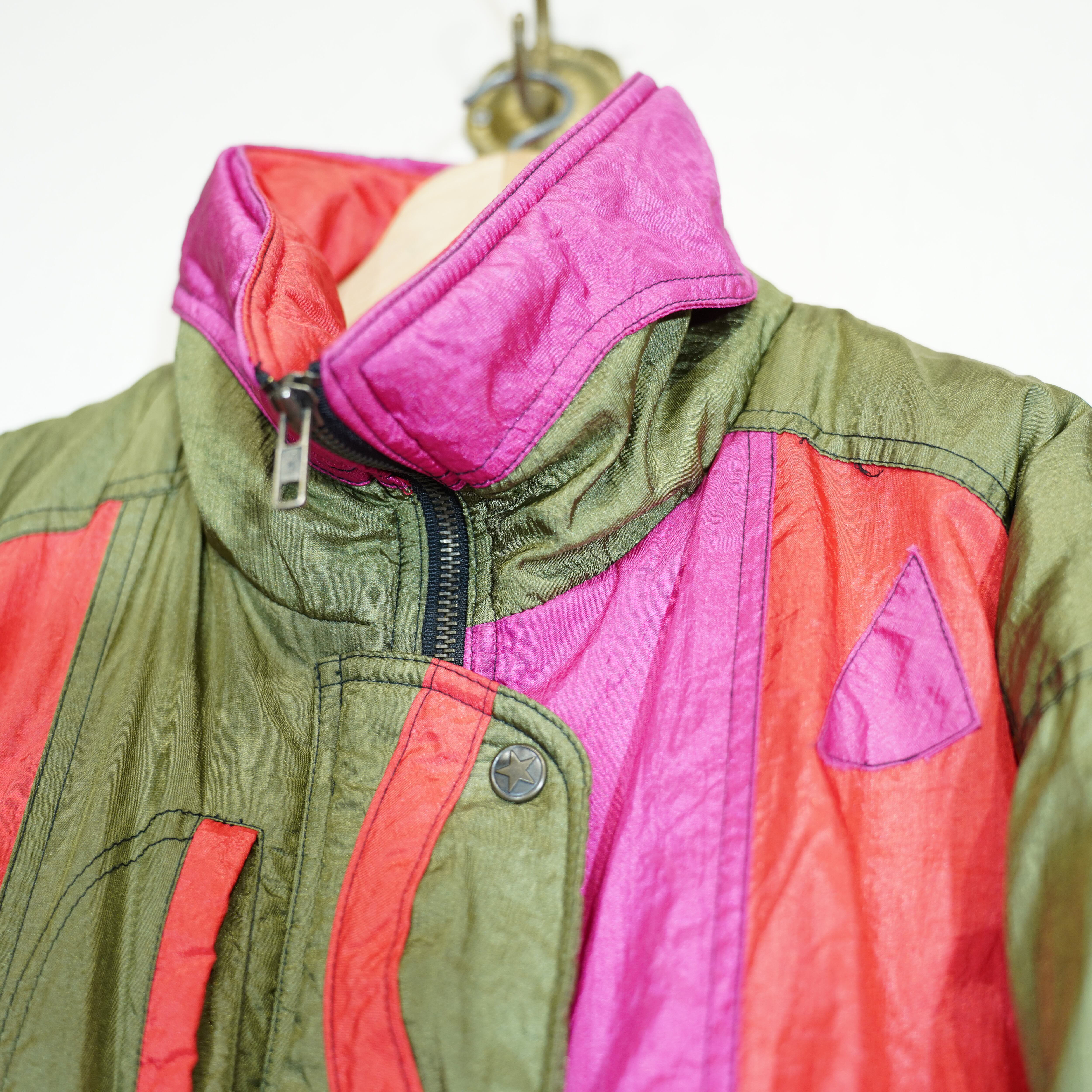 USA VINTAGE gallery COLORFUL DESIGN DOWN JACKET/アメリカ古着