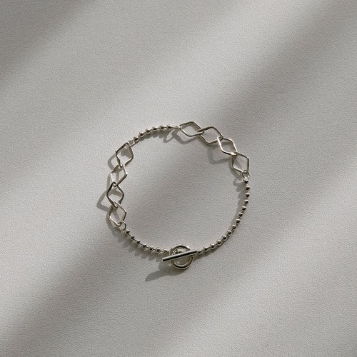 Heritage ball chain bracelet   Silver