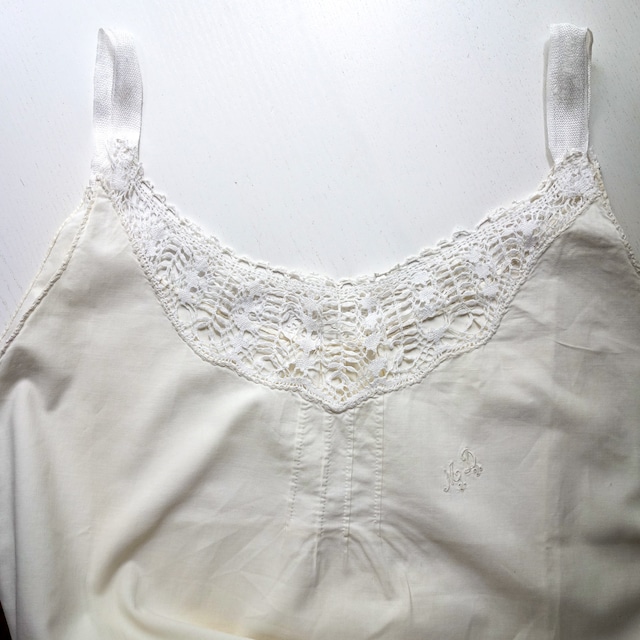 【MADE IN FRANCE】PAYSAN ノースリーブキャミソールワンピース "BLOUSE PAYSANNE"