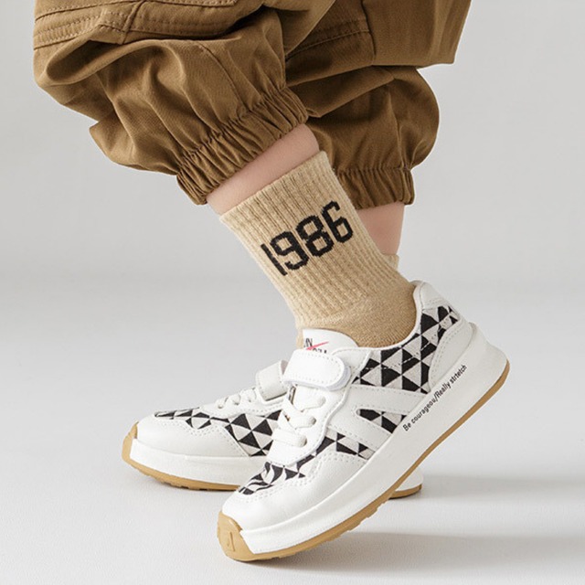 【即納】ベーシックカラーの1986クルーソックス 5足セット