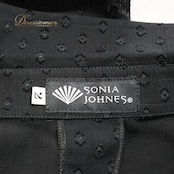フラメンコ 衣装 SONIA JOHNES ソニアジョーンズ トップス ブラウス ブラック系 黒 フリル レース 透け感 長袖 高級感 おしゃれ 上品 ダンス パーティ 発表会 ダンス衣装 ステージ衣装 発表会衣装 エレガント