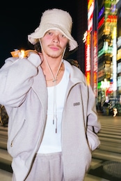 ”BBB” Knit track jacket(BEIGE)