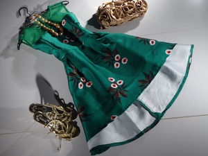 ★M（9号）★チュ－ル花柄透けワンピ(OPN6235)