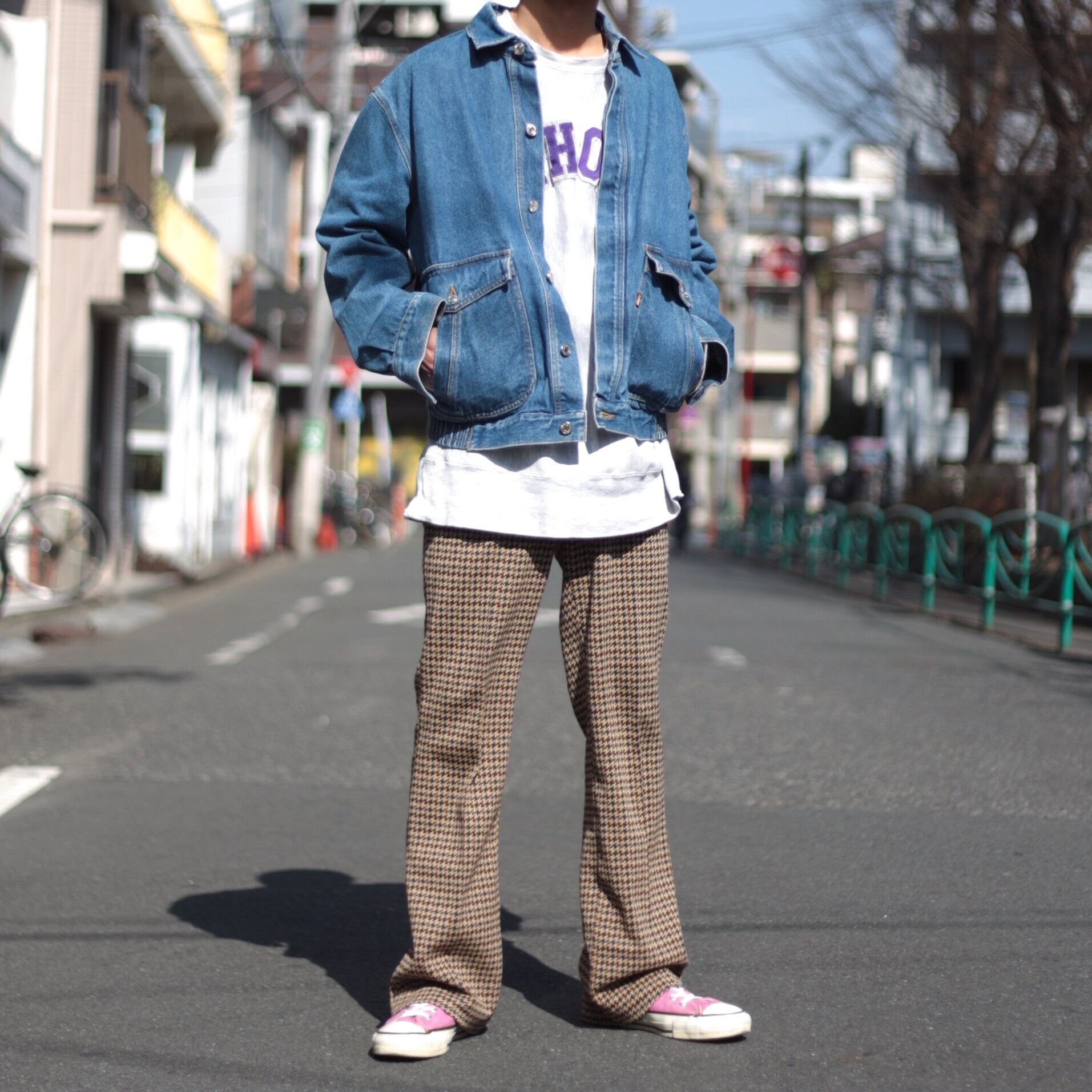 90's vintage LEVI'S デカタグ デニムスウィングトップブルゾン