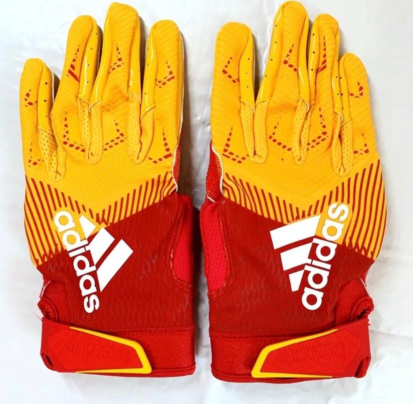 【L】ADIZERO 5 STAR 8 NFL PRO レッド アメフト グローブ