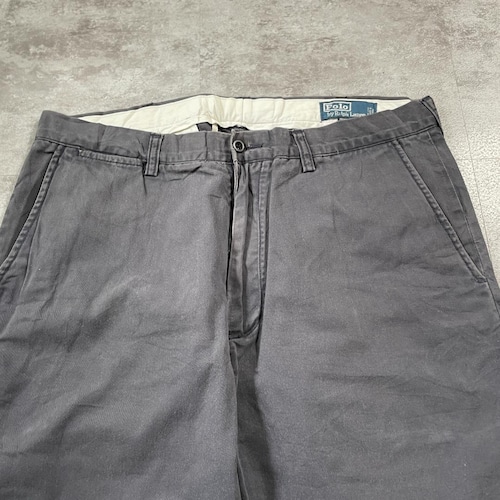 00s Polo by Ralph Lauren 36/30 グレーチノパンツ 詳細写真8
