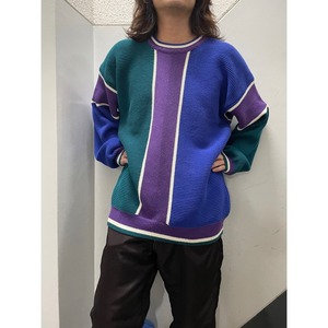 00's Woolrich マルチカラー コットンニット