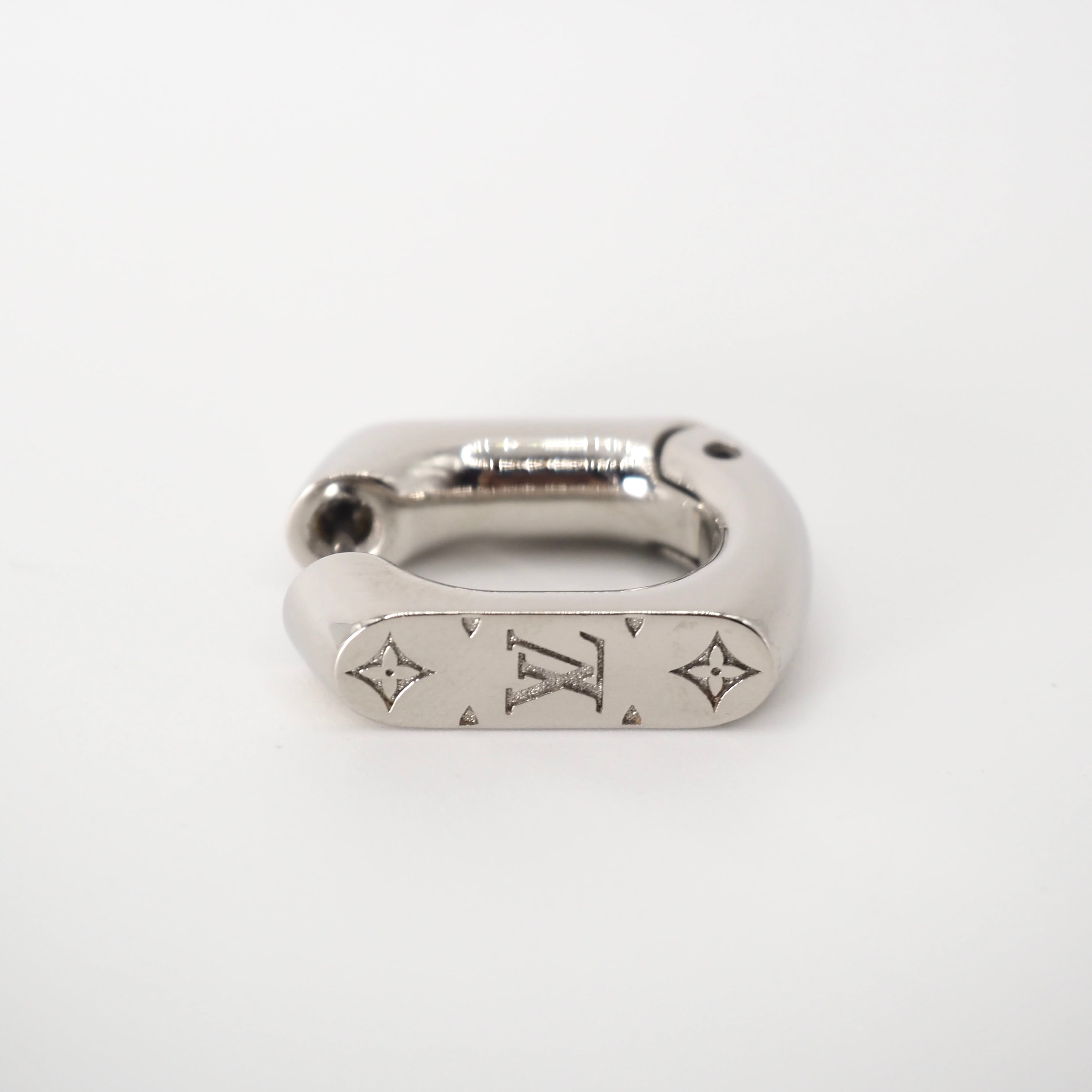 Louis Vuitton モノグラム チェーン ピアス 片耳ピアス ルイヴィトン