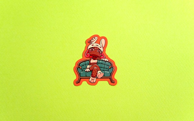 クソアチィくまステッカー：ラズニア