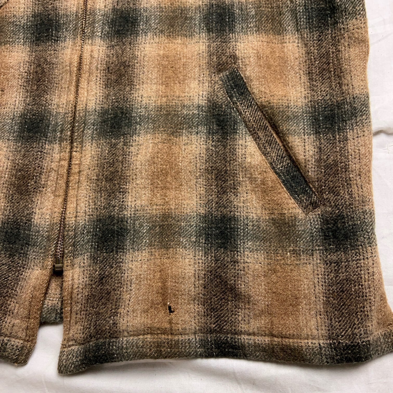 80's~90's UNIQLO Ombre Plaid Wool Jacket 80年代 90年代 ユニクロ