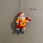 【クリスマス】サンタオーナメント サンタ マットタイプ サッカー ベースボール