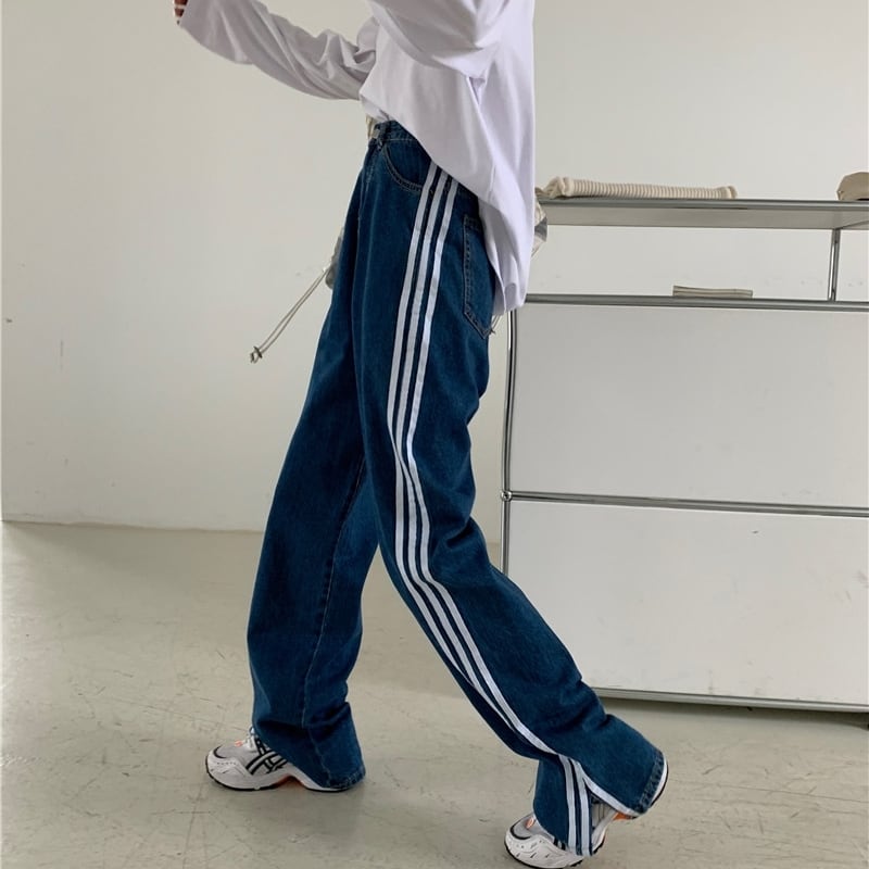 送料無料 デニム パンツ レディース ジーンズ ジーパン ジャージ風 おしゃれ カジュアル ユニーク ワイドパンツ ストレートパンツ ライン ボトムス ズボン ハイウエスト ブルーデニム 青 オシャレ スリット スポーツ 大人可愛い 着回し ヘビロテ ロングパンツ 学生 通学 送料無料 デニム パンツ レディース ジーンズ ジーパン ジャージ風 おしゃれ カジュアル ユニーク ワイドパンツ ストレートパンツ ライン ボトムス ズボン ハイウエスト ブルーデニム 青 オシャレ スリット スポーツ 大人可愛い 着回し ヘビロテ ロングパンツ 学生 通学