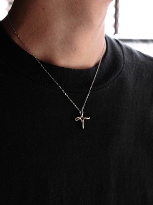 Used Tiffany infinity cross necklace