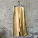 Gold satin pants