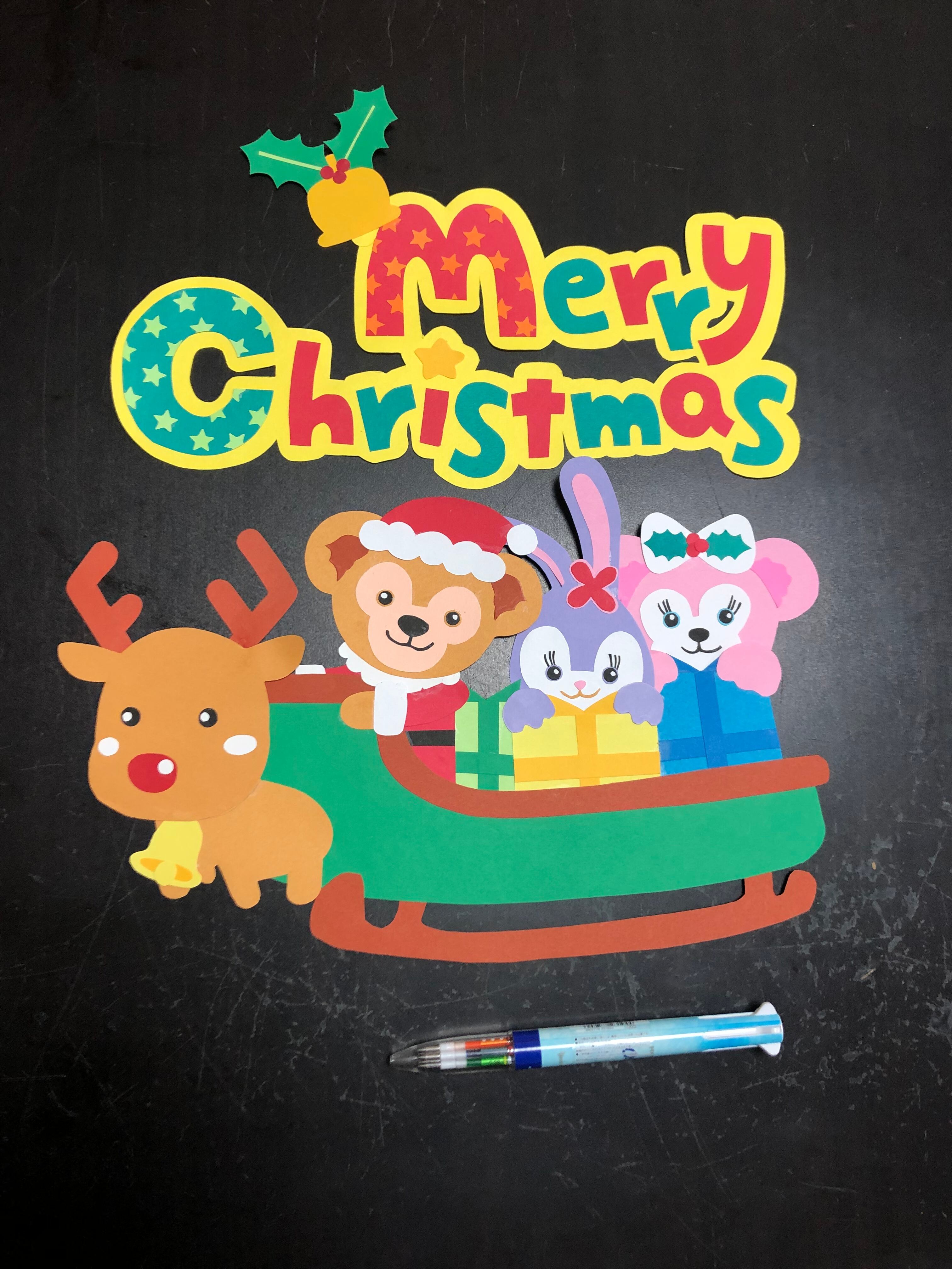 ディズニー クリスマス壁面 Kayoukou
