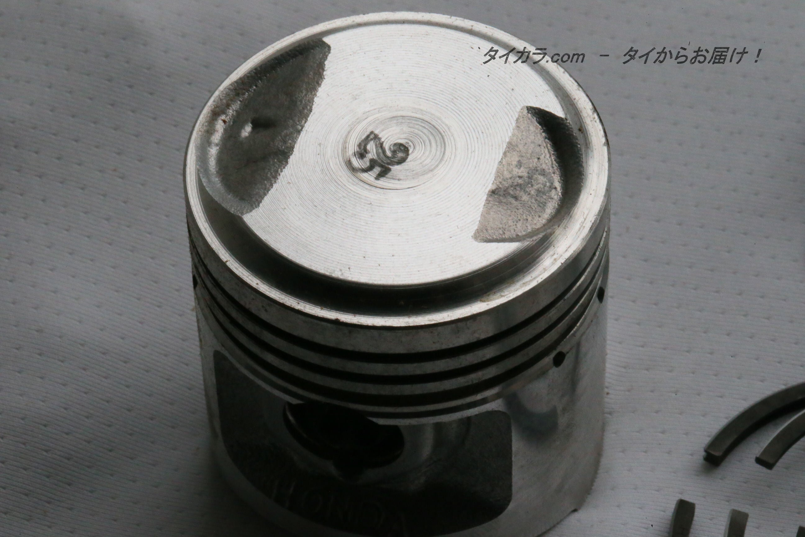 CB100（後期・φ15㎜） ピストン・ピストンリングセット（+0.25） 純正