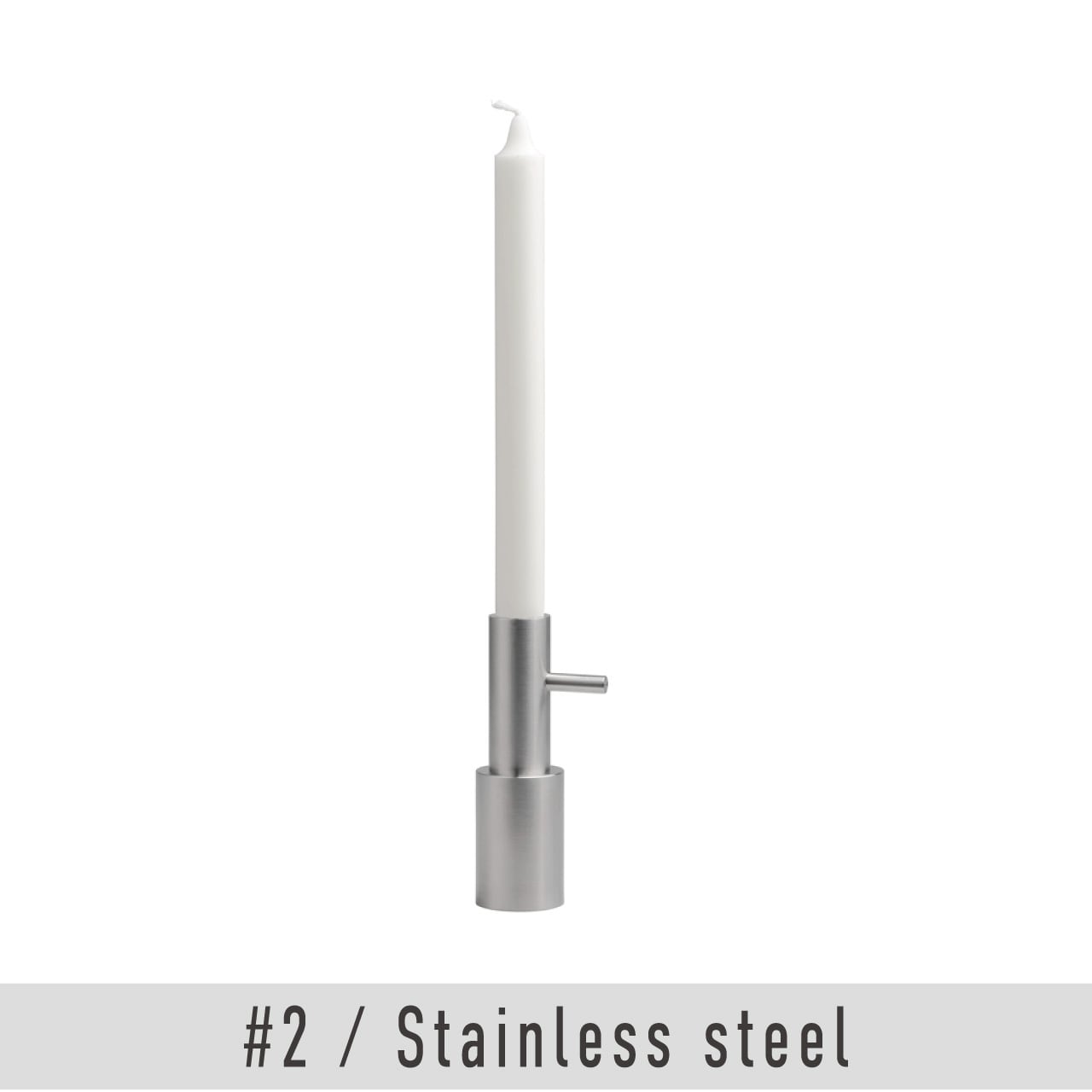 CANDLEHOLDER SINGLE #1 / Stainless steel / キャンドルホルダー