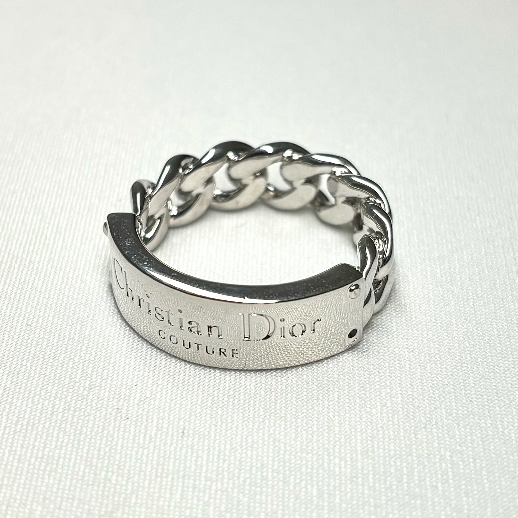 最安値！DIOR COUTURE うれしい チェーンリンク ブレスレット