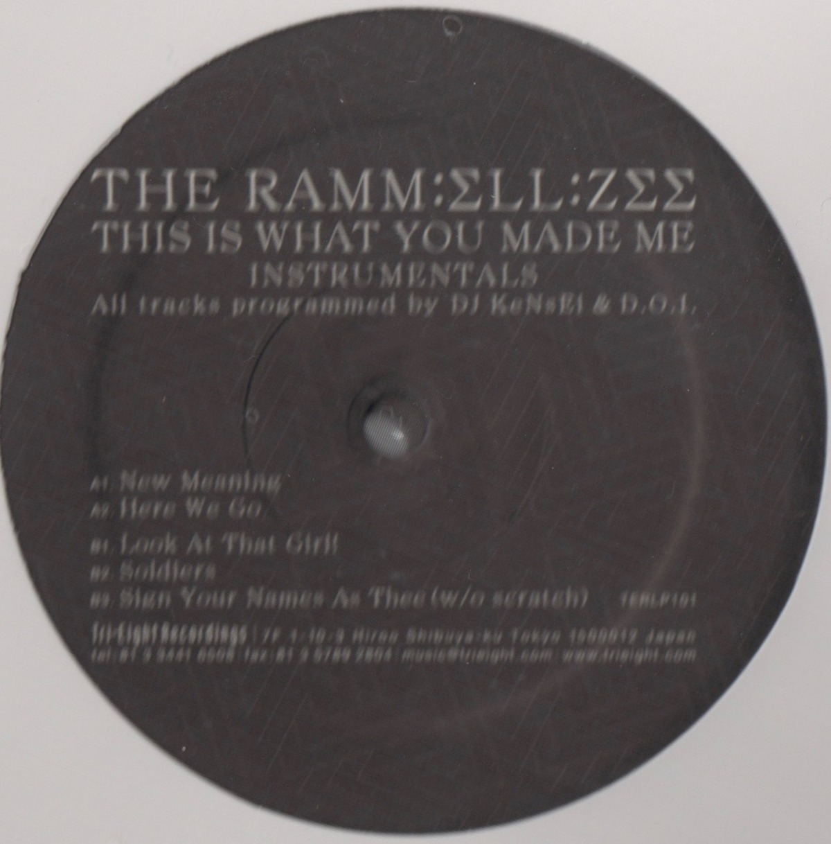 LP】RAMM:ΣLL:ZΣΣ, The* This Is What You Made Me (Instrumentals 