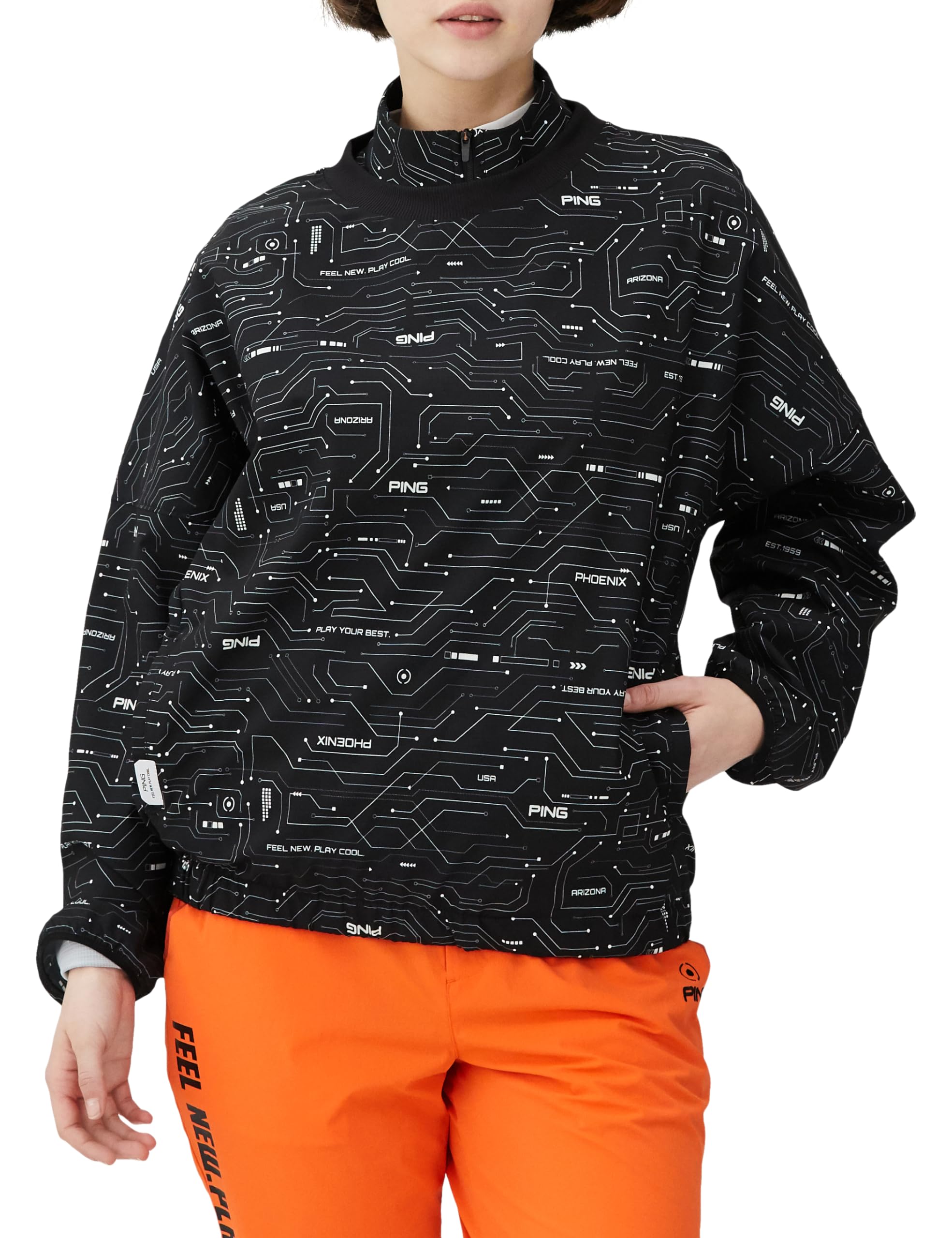 80's RUSSELL ATHLETIC w-face parka made in USA size/L ラッセル