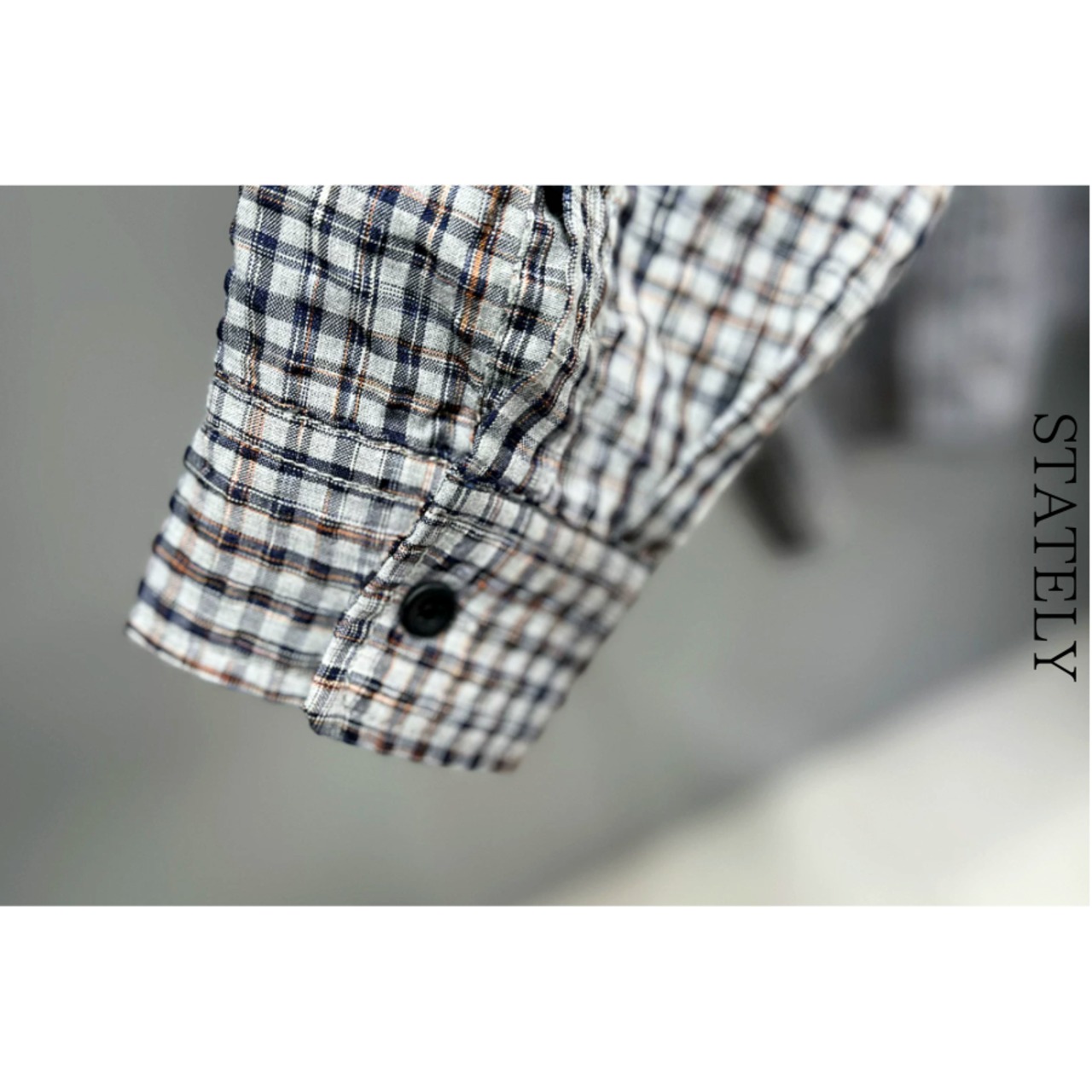 Grid Check シャツ/3color_T238・画像15