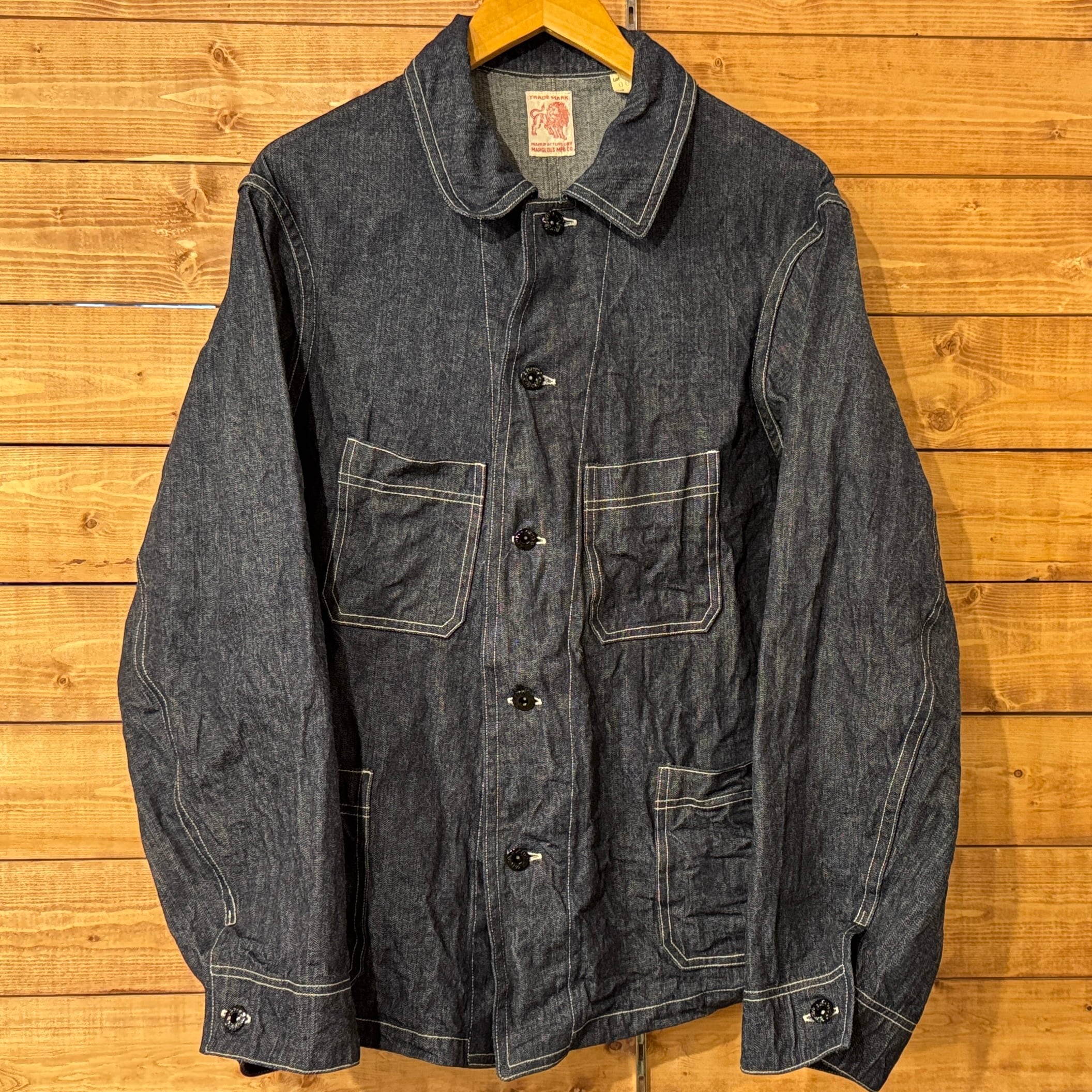 ジャケット・アウター LION BRAND Denim Coverall Jacket SIZE44 LION BRAND 
