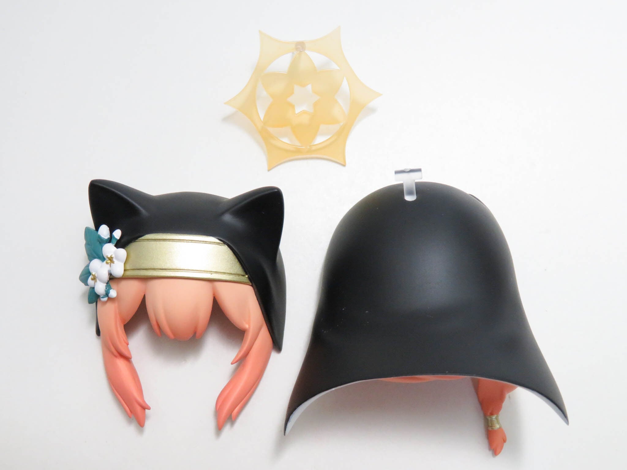 再入荷(A-ランク)【2745】 伊落マリー 髪パーツ ウインプル付きセミロング ねんどろいど