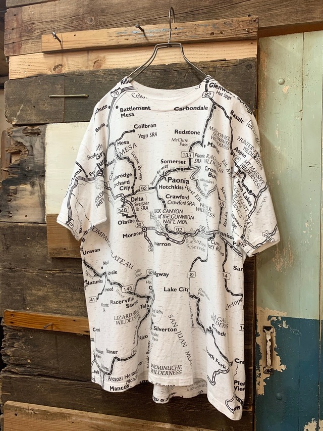 90's ONEITA COLORADO MAP TEE