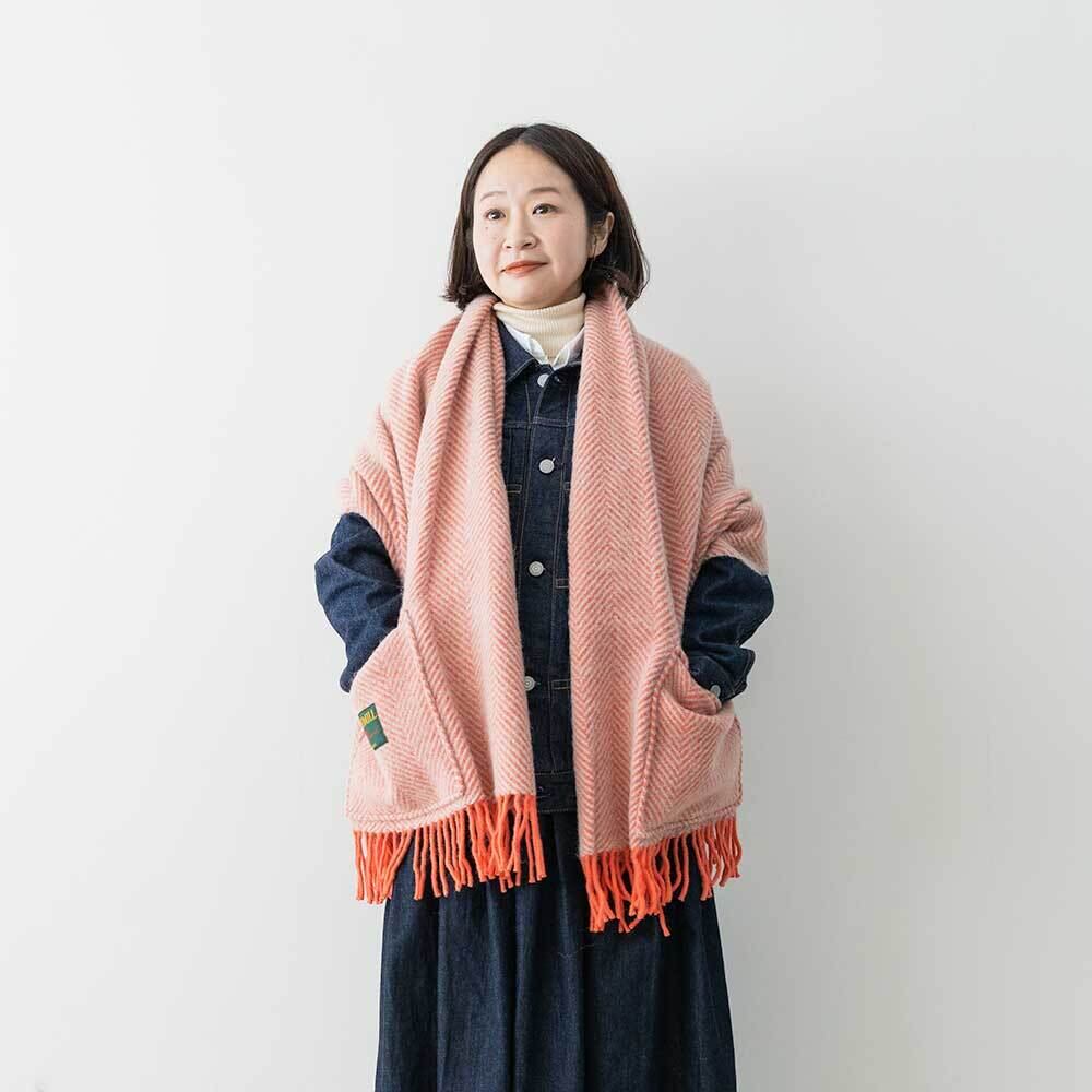 TWEED MILL ポケット付きストール