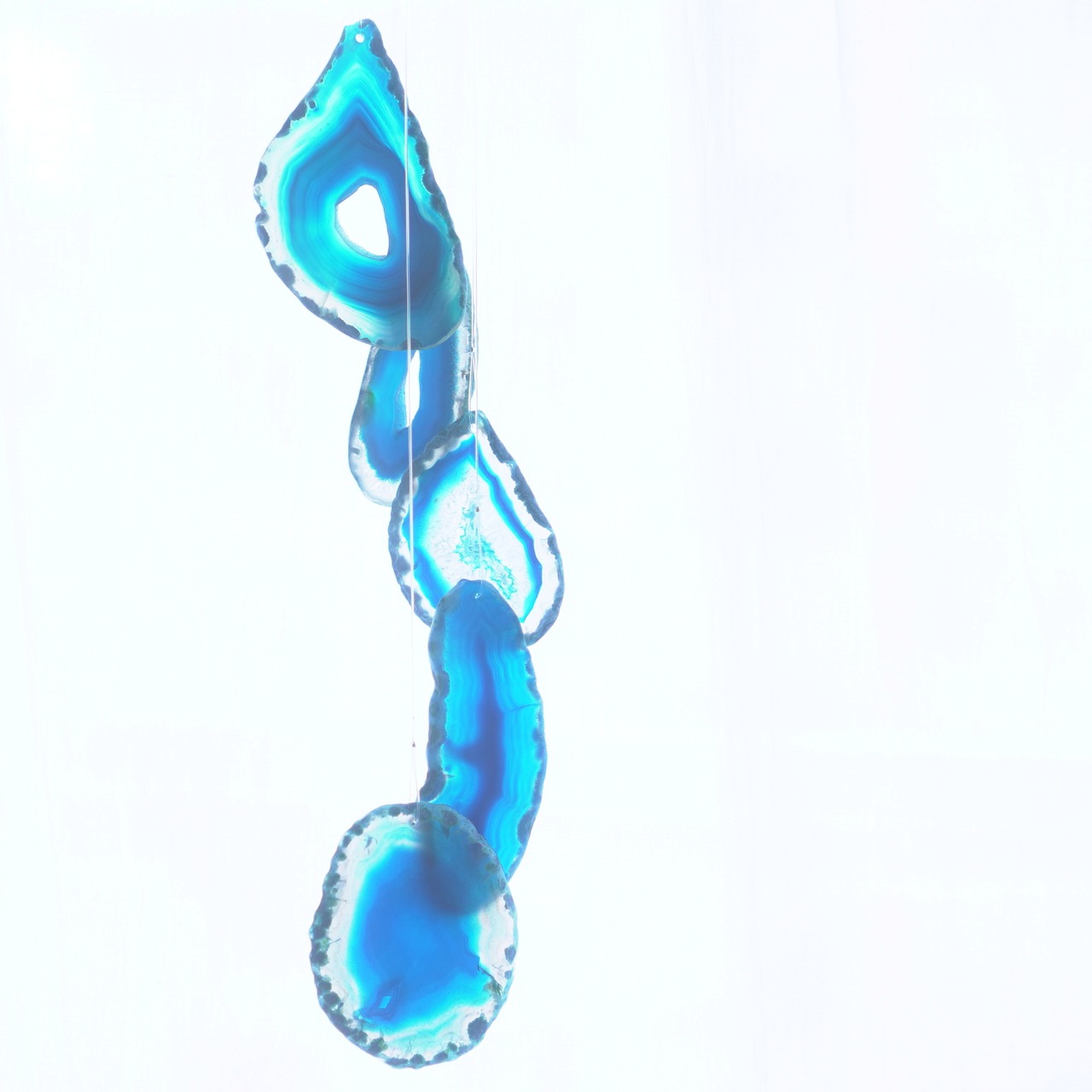 Summer Sea 04 - アゲートヒーリングチャイム / Agate Sun Catcher Wind Chime 898