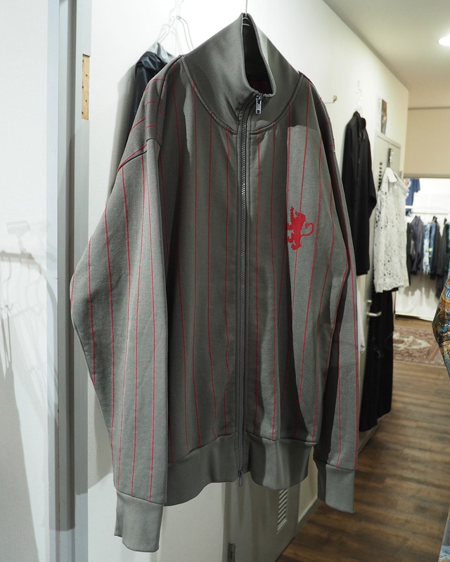 1980 - 90s Flocky Lion × Line Embroidery vintage Track jacket